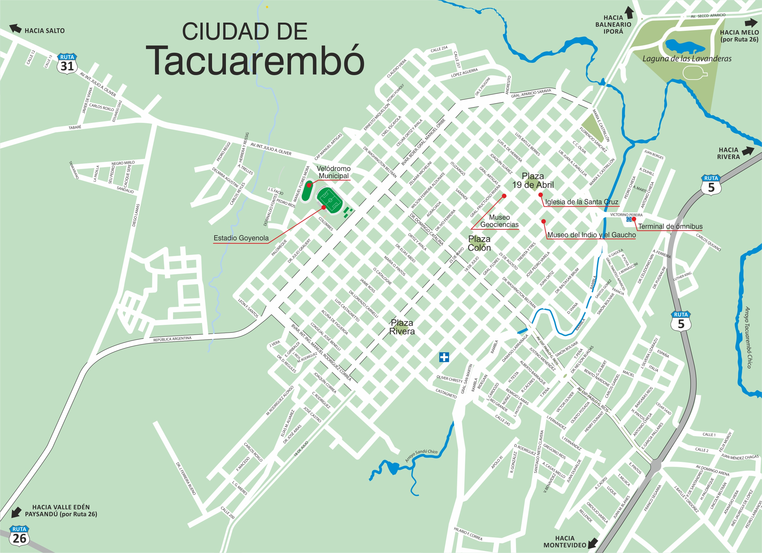 ciudad de Tacuarembó, Dpto. de Tacuarembó